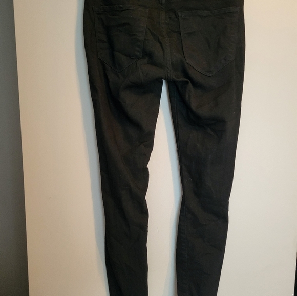 Abercrombie & Fitch Women Jean's Skinny Distressed Size 25x27 - Picture 3 of 5